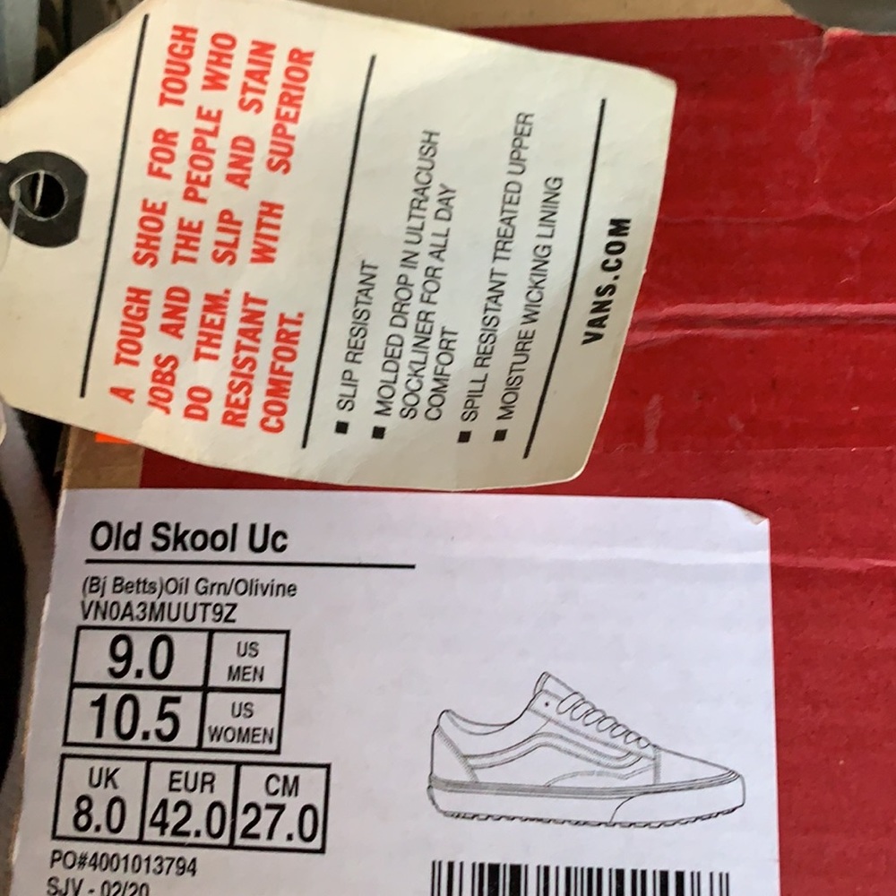 VANS OLD SKOOL UC BJ BELTS OIL Gm/Olivine WMNS sneakers - Picture 16 of 16